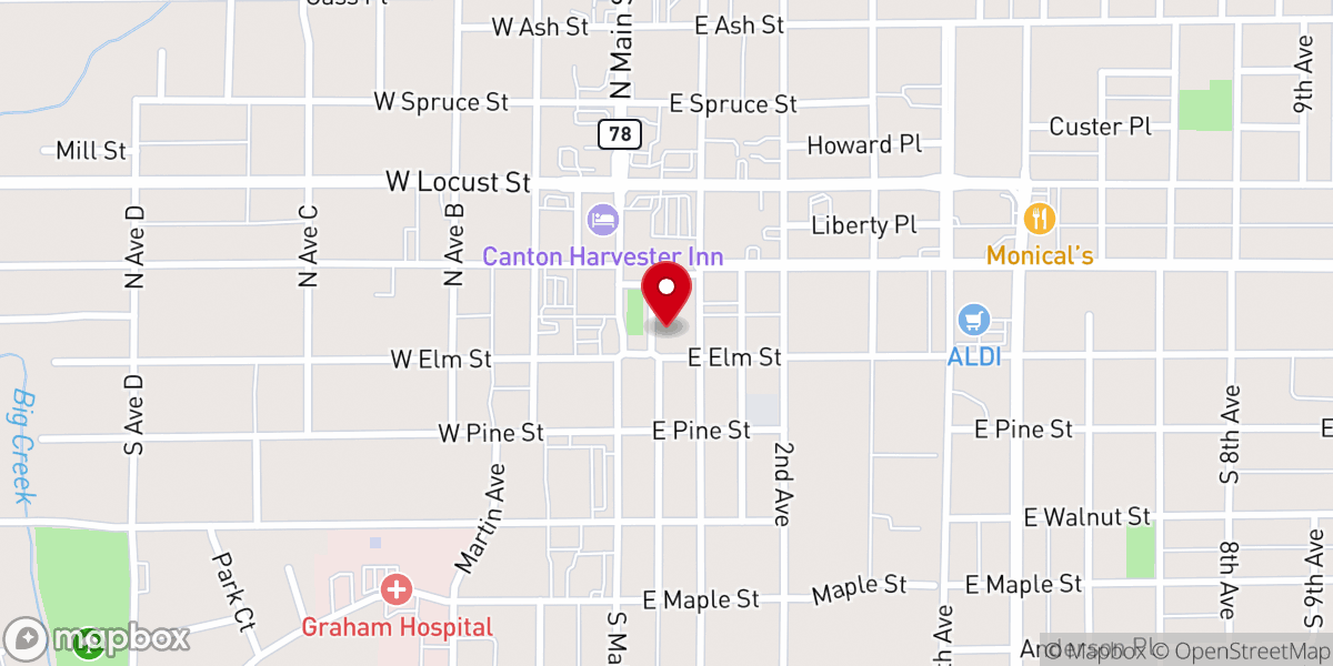 Map showing location of Saint Peters Episcopal Church