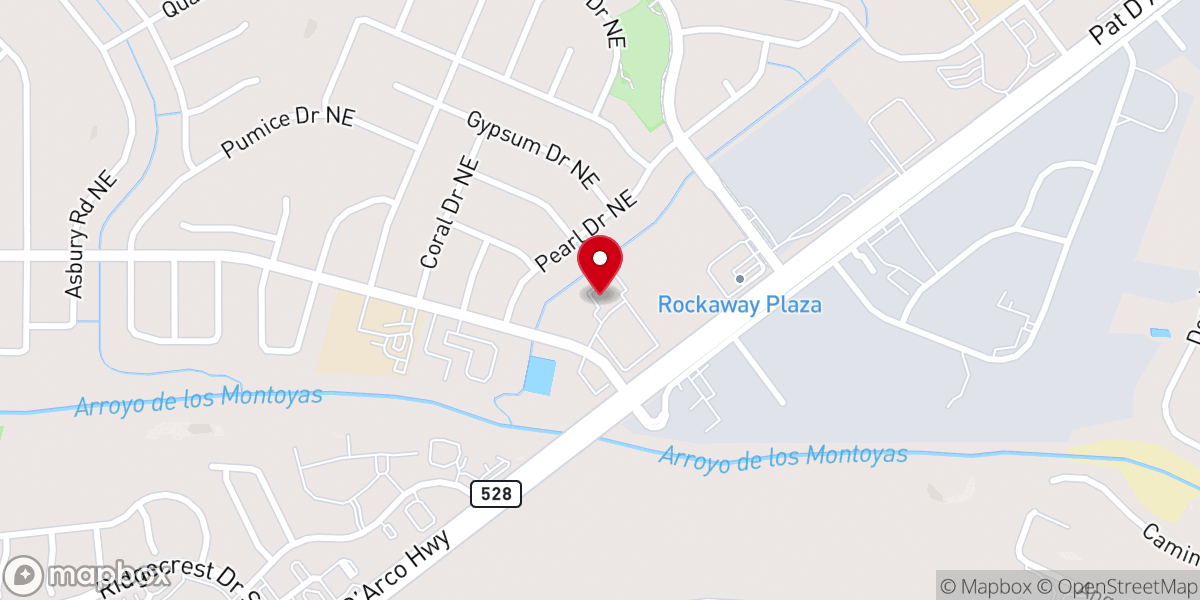 Map showing location of Revive NM Church