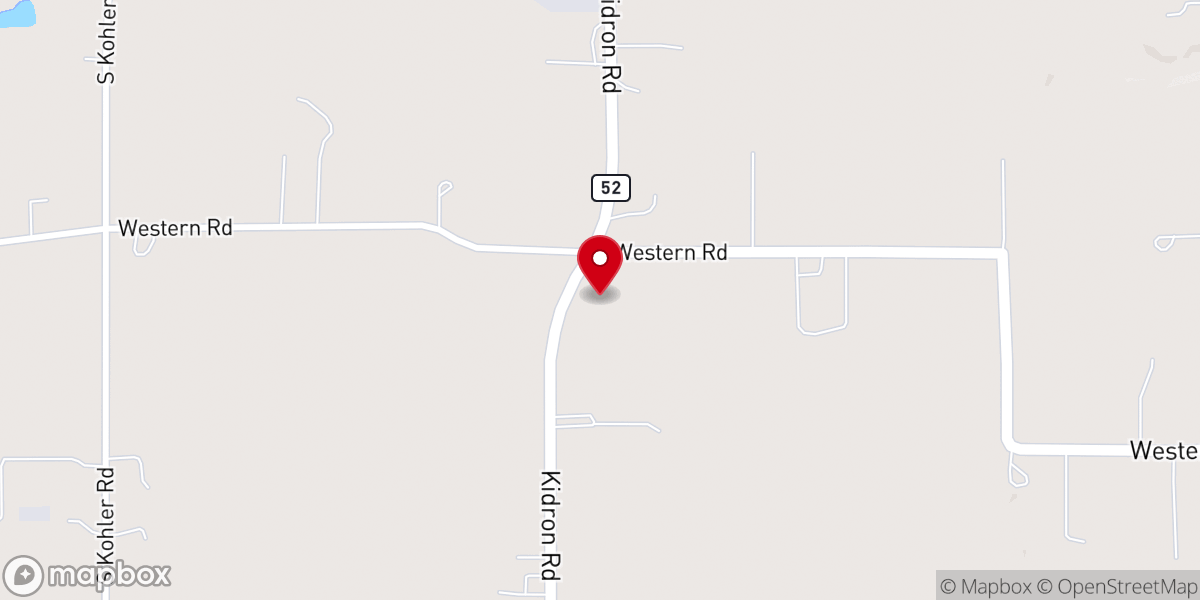 Map showing location of New Covenant Fellowship