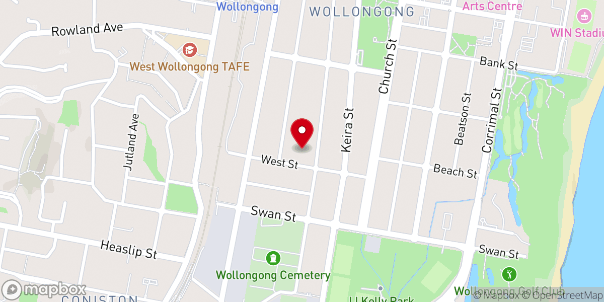 Map showing location of St Elias Church