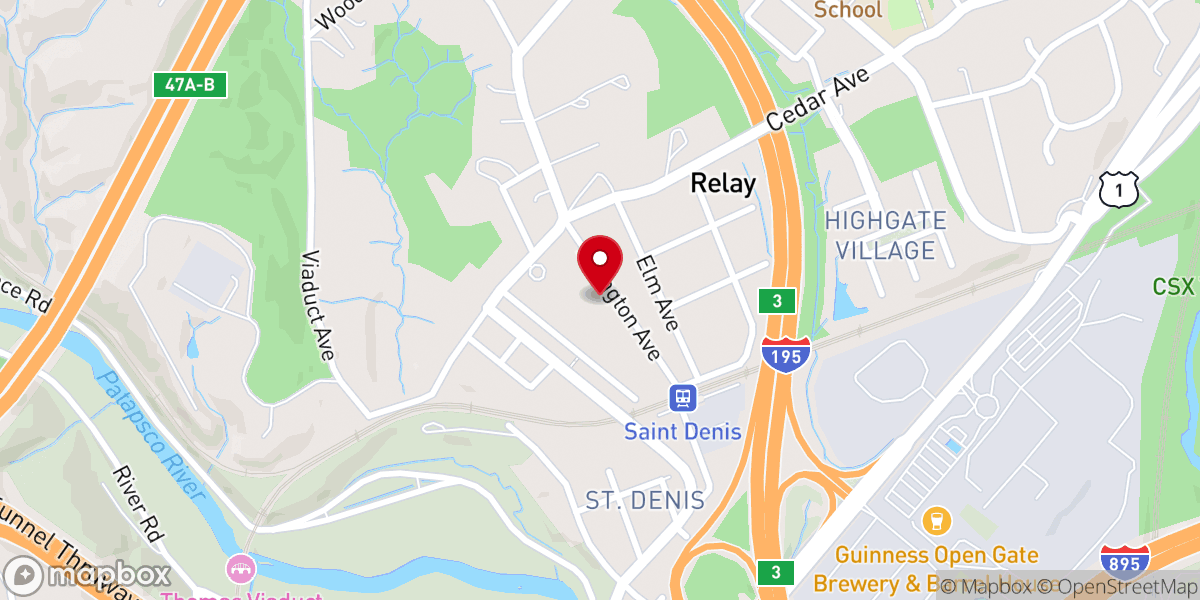 Map showing location of In-Amen Presbyterian Church