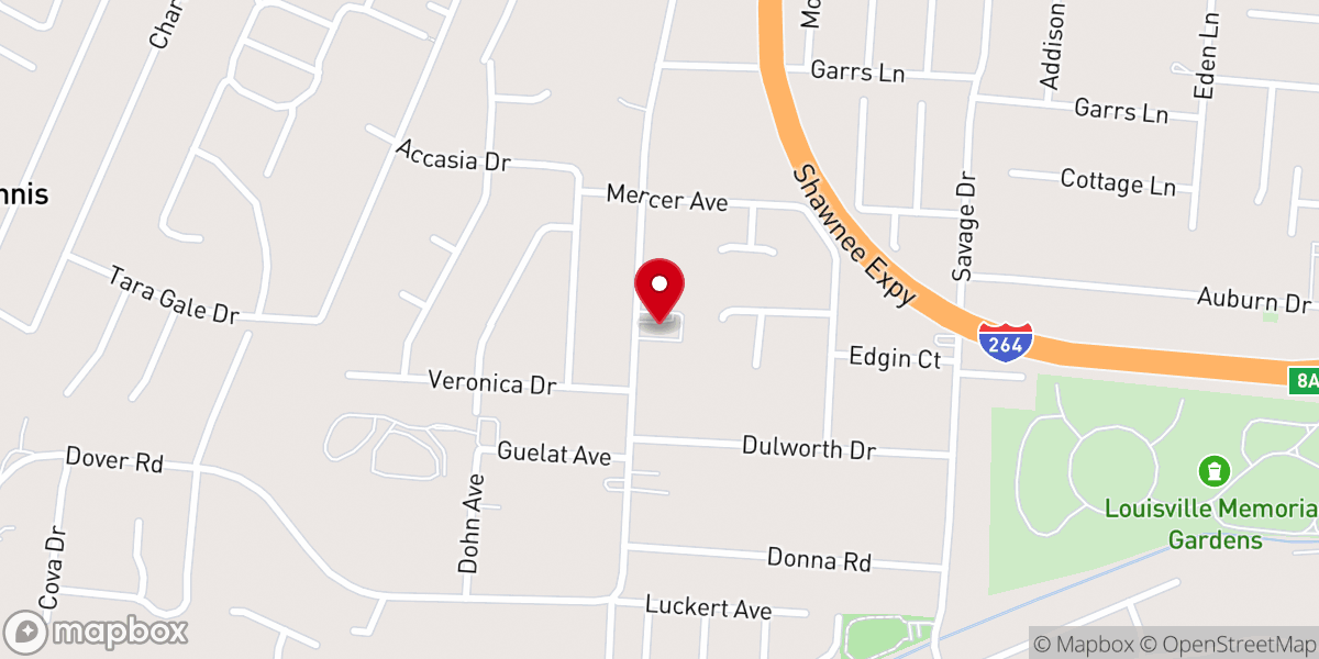 Map showing location of Dover Chapel