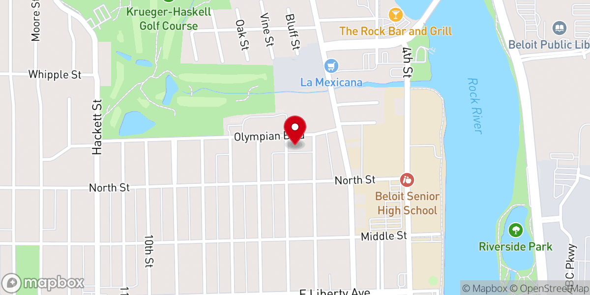 Map showing location of Cornerstone Church of God