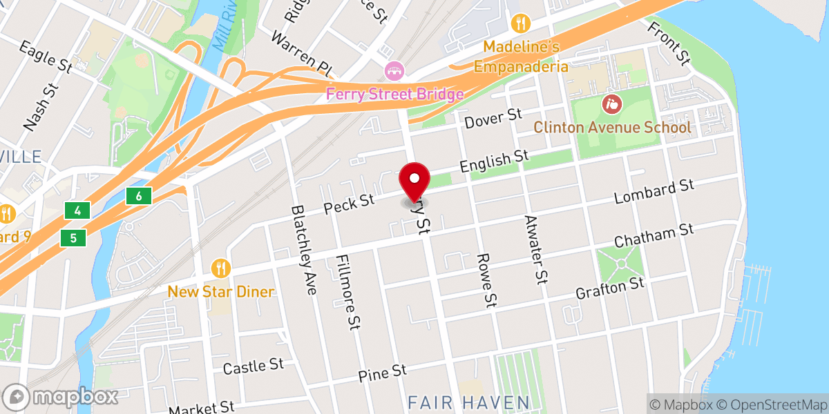 Map showing location of Iglesia De Dios La Nueva Jerusalen Inc