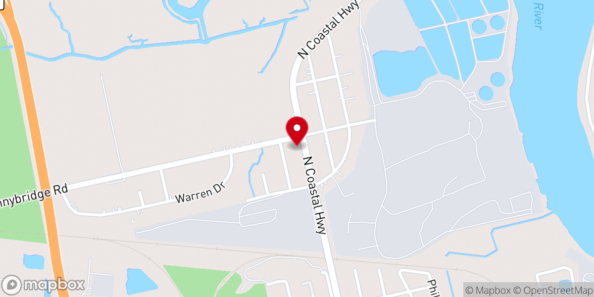 Map showing location of Open Door Ministries Inc