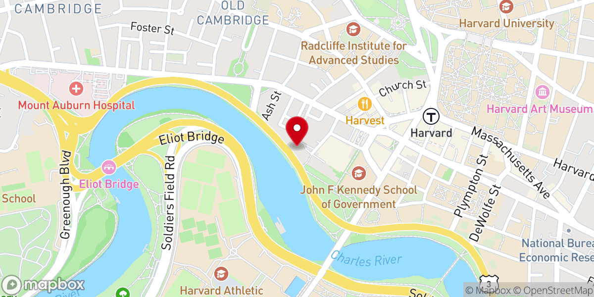 Map showing location of Conventual Church of St. Mary and St. John