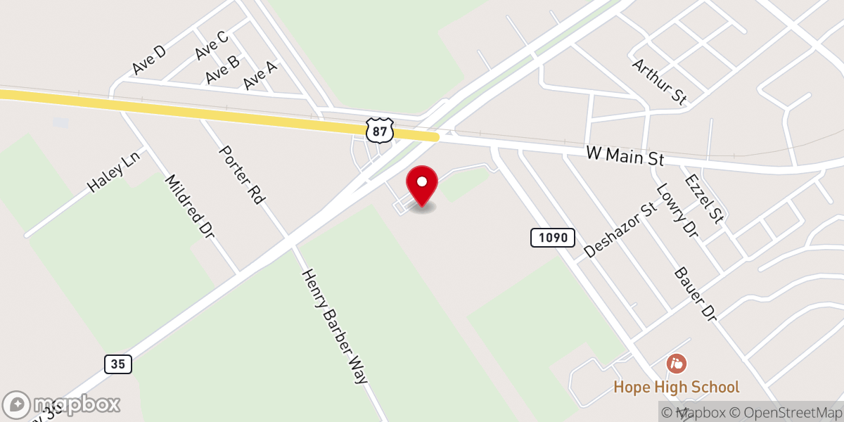 Map showing location of Parkway by the Bay Baptist Church