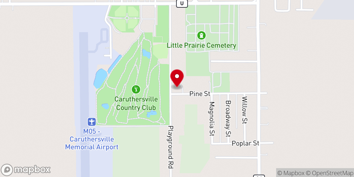 Map showing location of Wesleyan Church