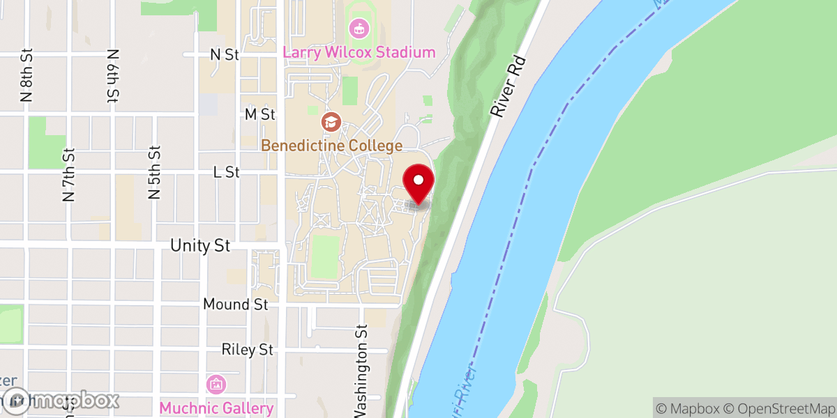 Map showing location of Ferrell Academic Center