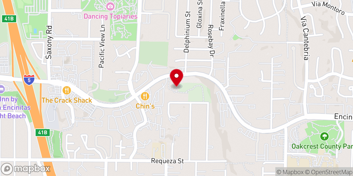 Map showing location of Church of Divinity