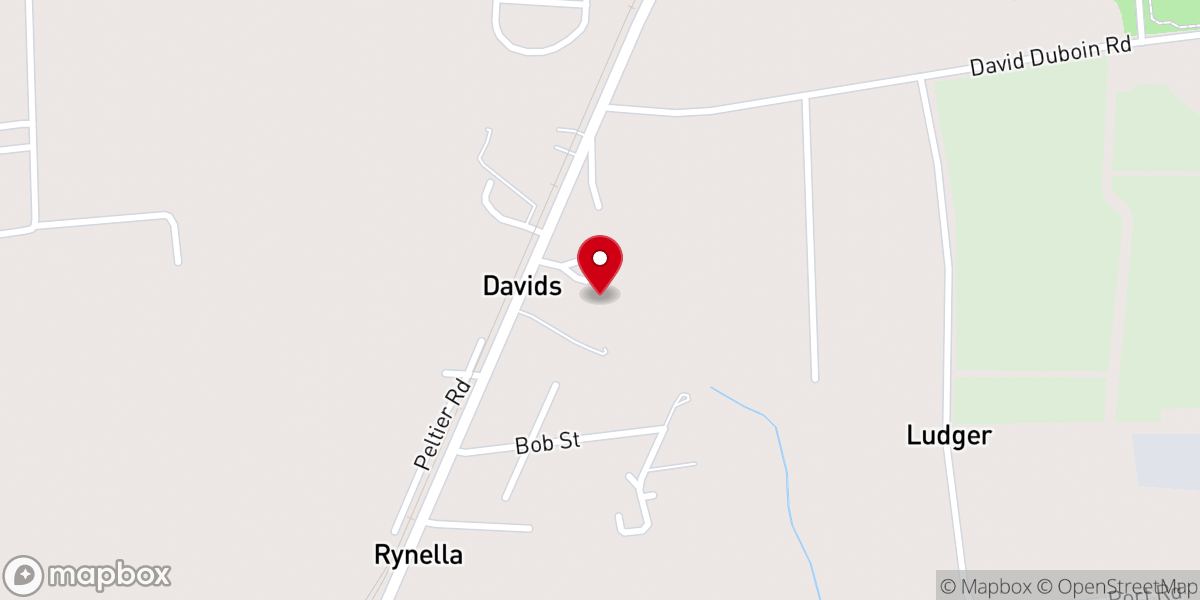 Map showing location of Parish Barn