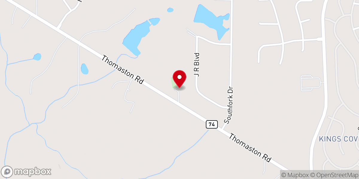 Map showing location of Fambro Chapel A.M.E. Church