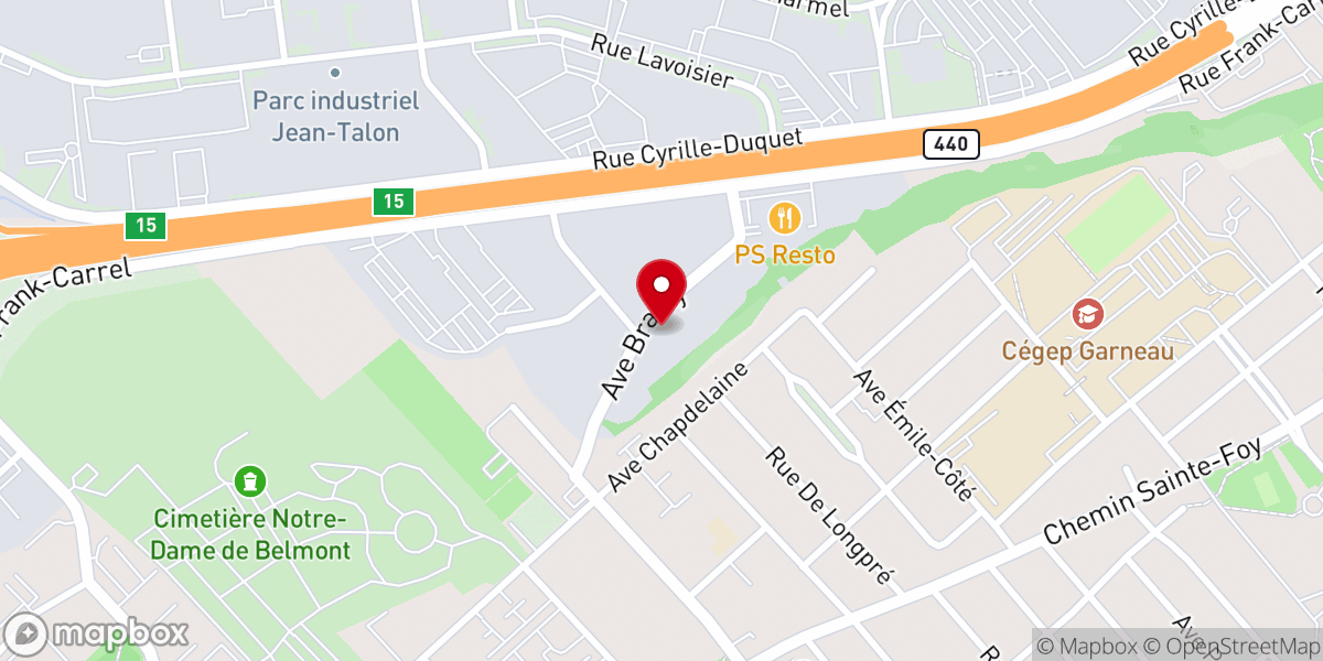 Map showing location of Evangelical City Church of the C.E.V Winners