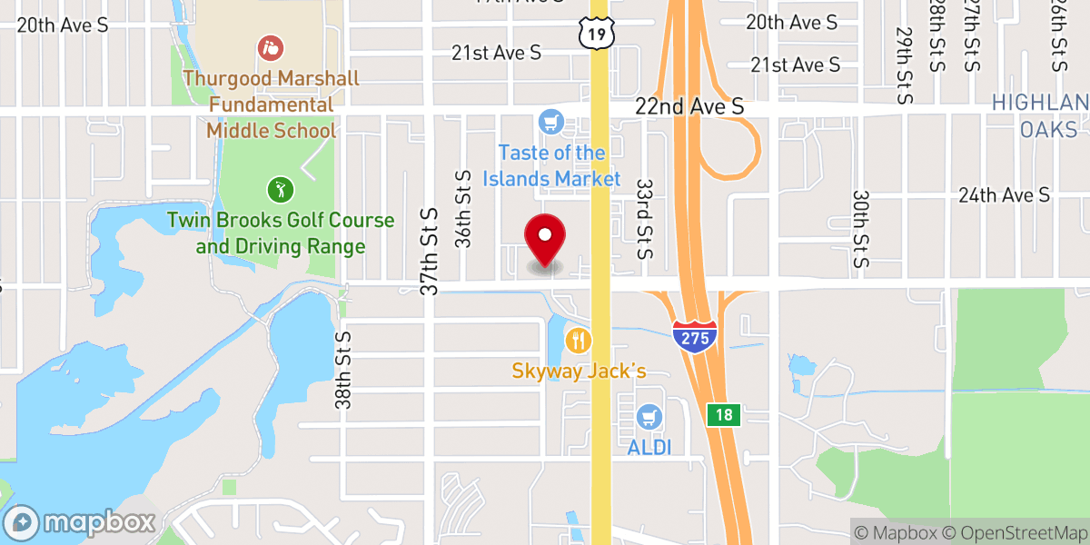 Map showing location of Bethel Metropolitan Baptist Church