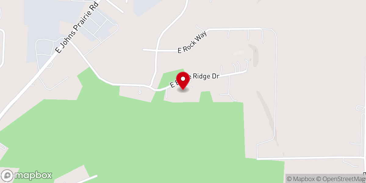 Map showing location of Mason County Christian School