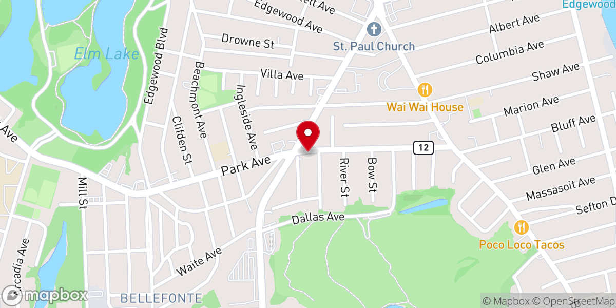 Map showing location of American Old Catholic Church