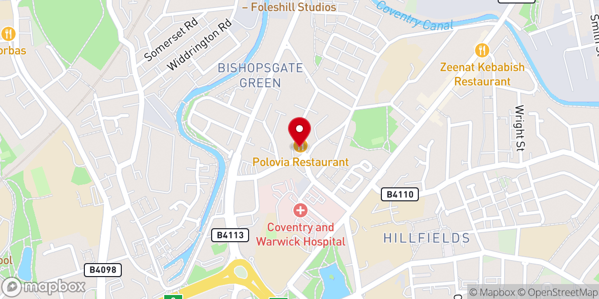 Map showing location of St Stanislaus Kostka