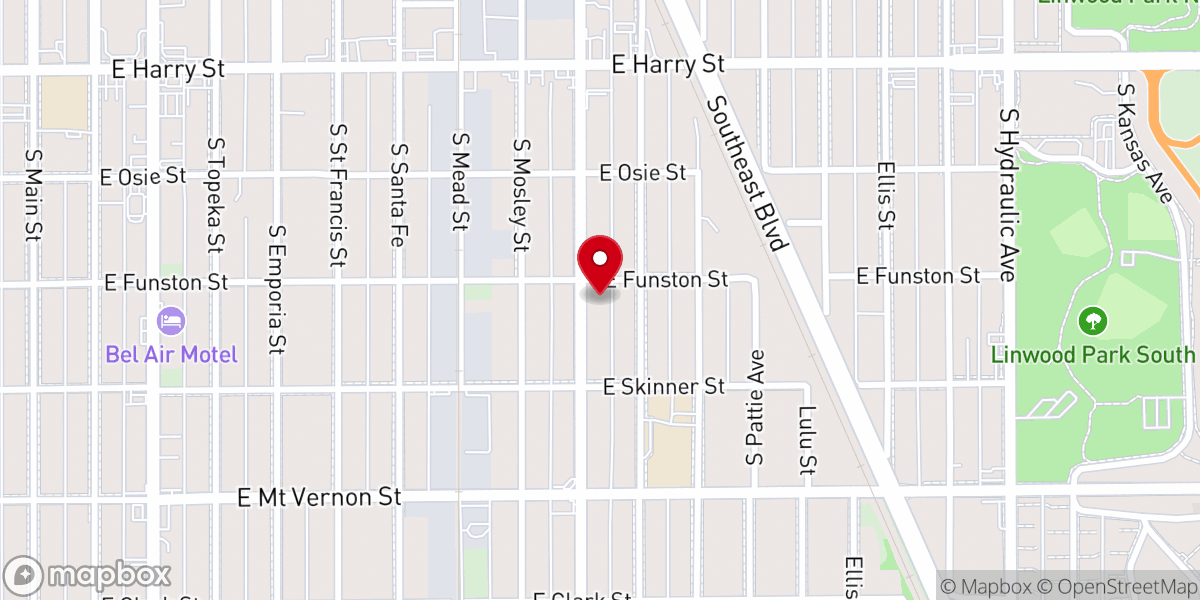 Map showing location of Saint Luke Presbyterian Church