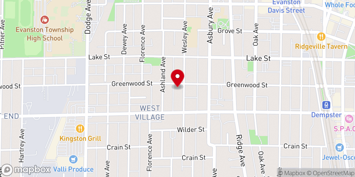 Map showing location of Bethlehem Lutheran Church