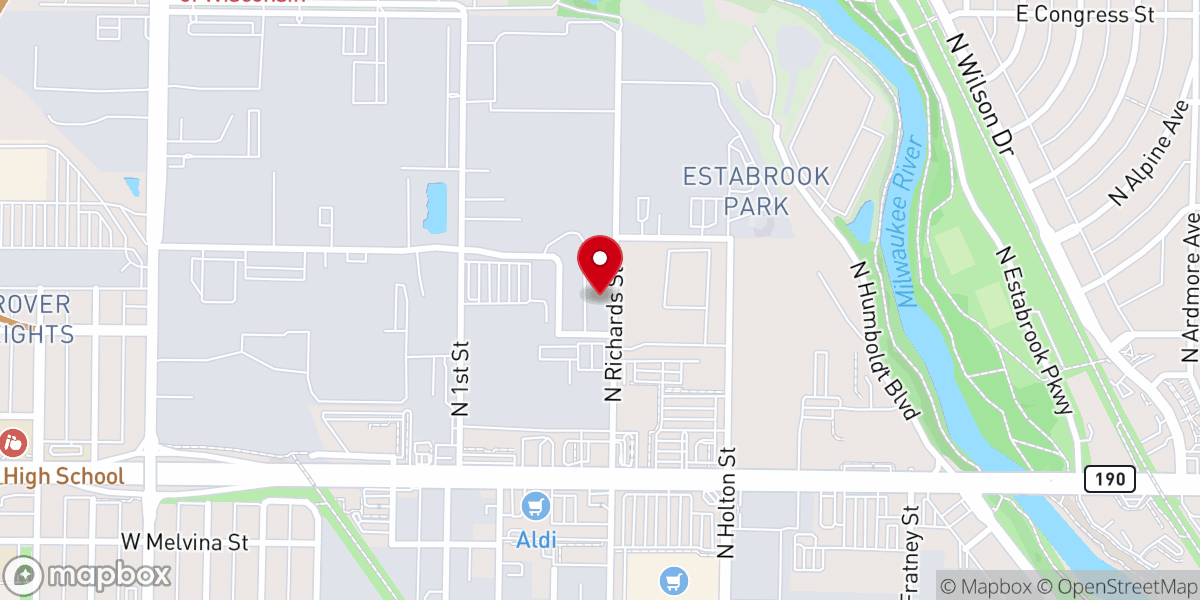 Map showing location of Bride of Christ Assembly of God Inc