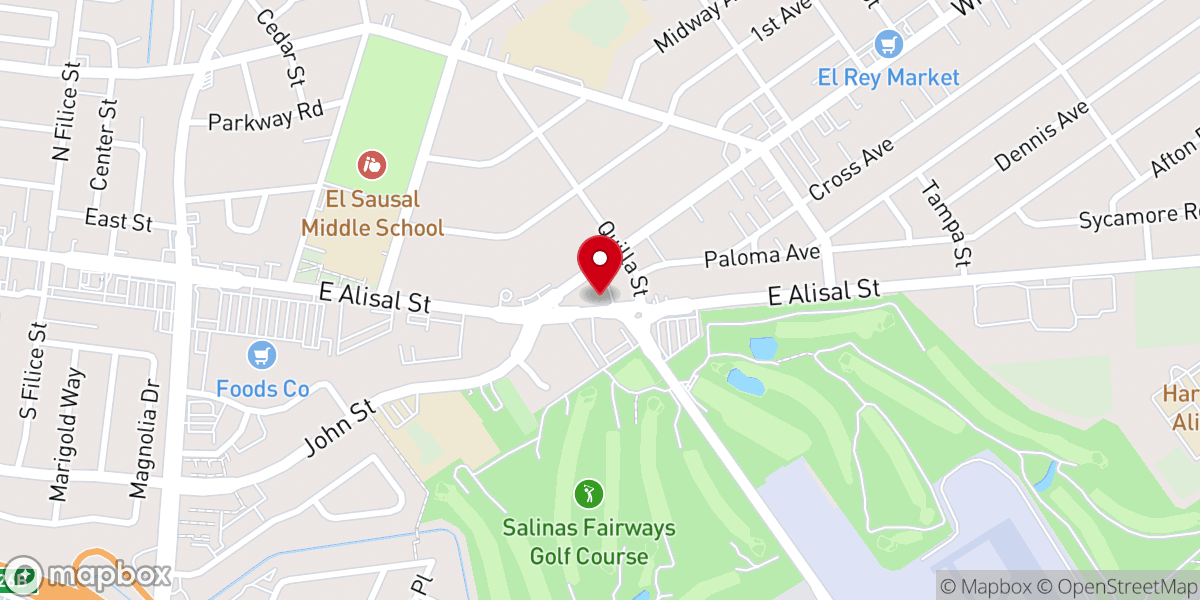 Map showing location of The Encounter Church | Salinas