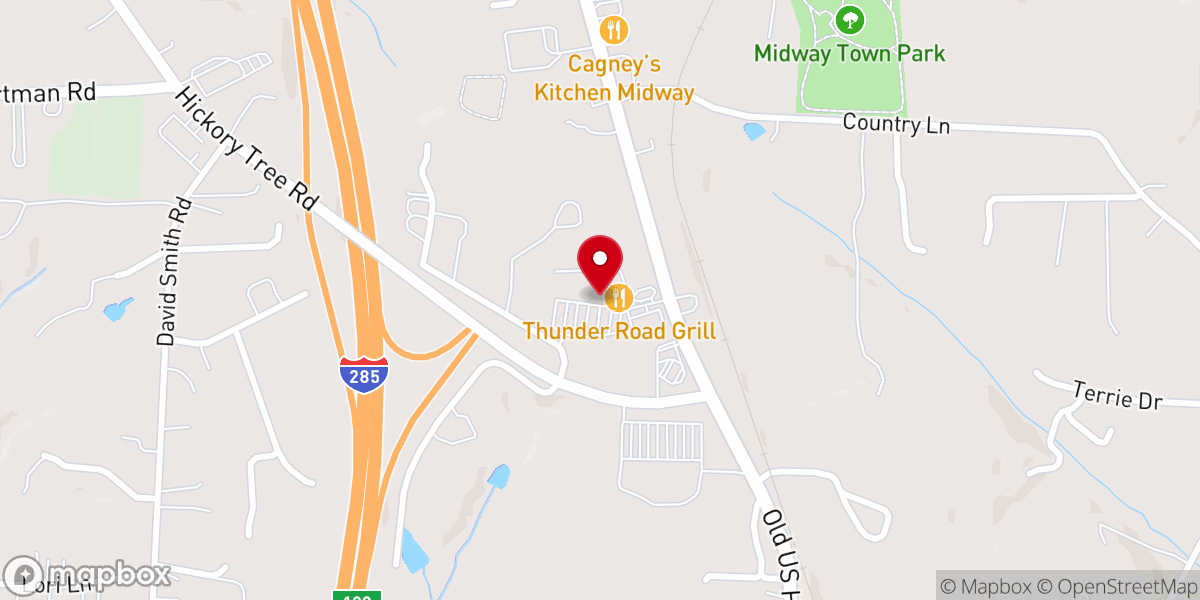 Map showing location of Freewater Church