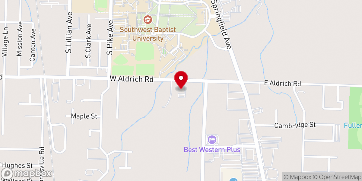 Map showing location of Zion Lutheran Church