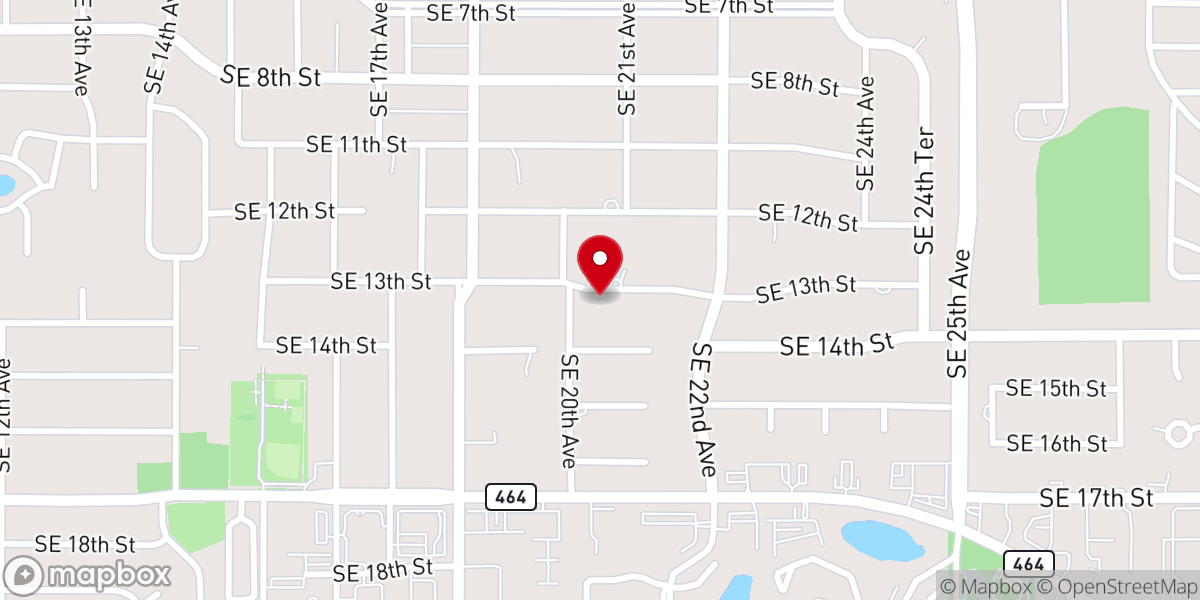 Map showing location of Saint George Anglican Church