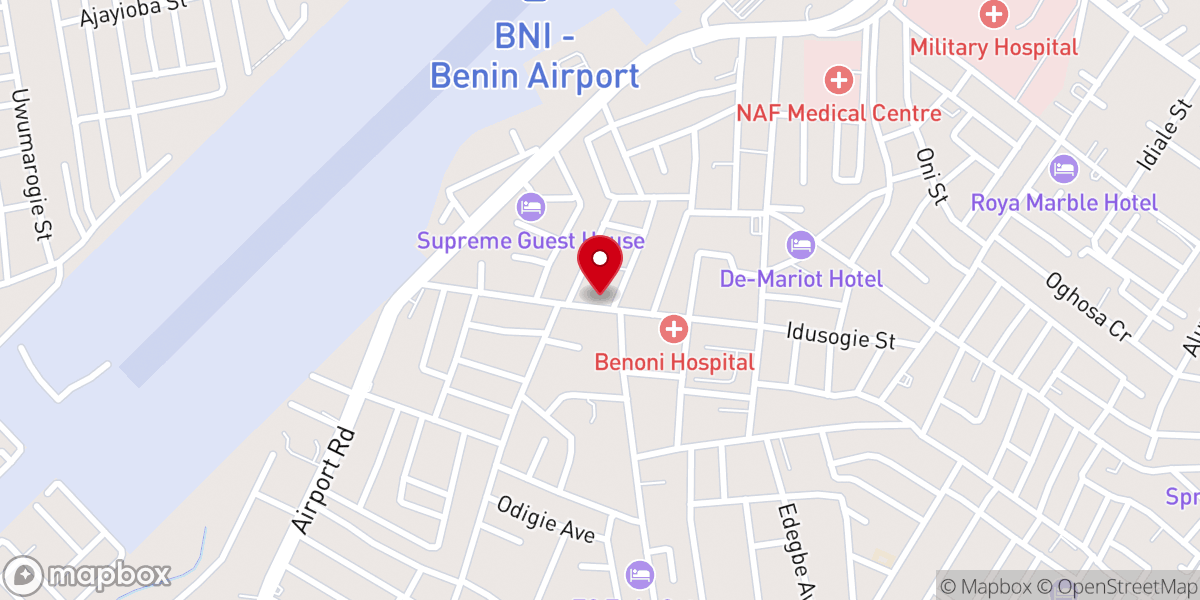 Map showing location of GoodShepherd Baptist church