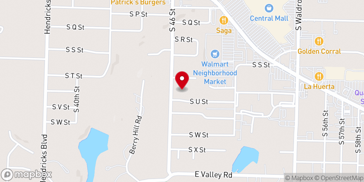 Map showing location of Trinity Temple