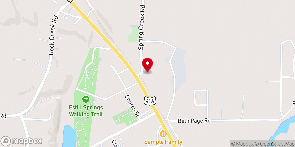 Map showing location of Grace and Mercy Tabernacle