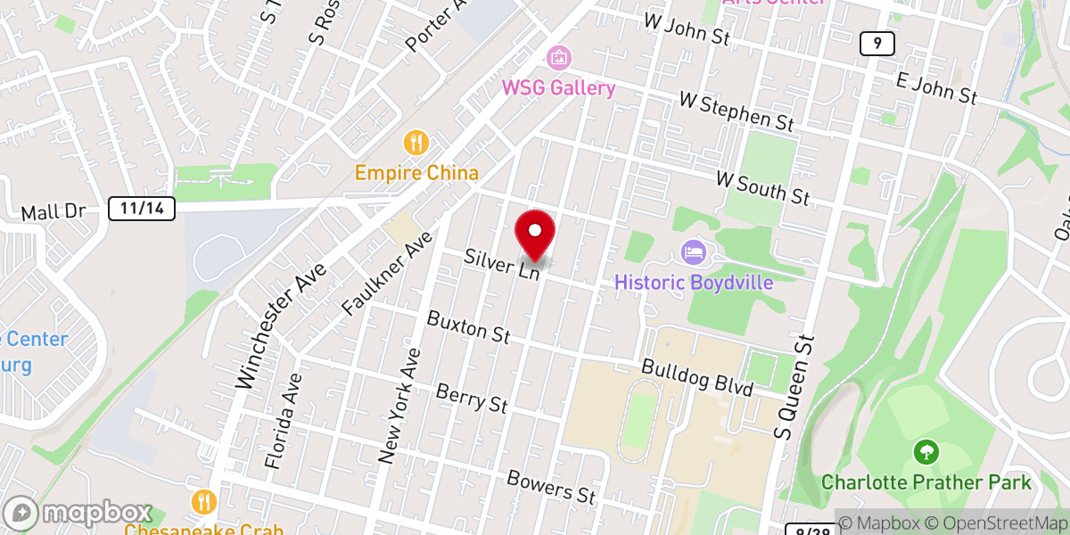 Map showing location of St Stephen Missionary Baptist Church