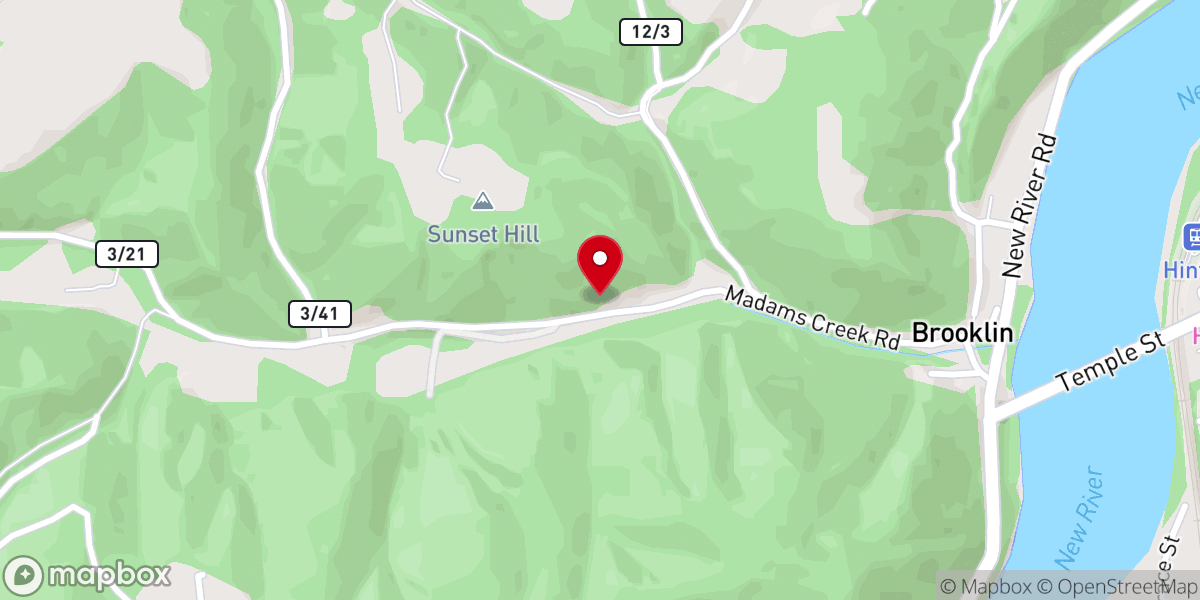 Map showing location of Brooklyn United Methodist Church