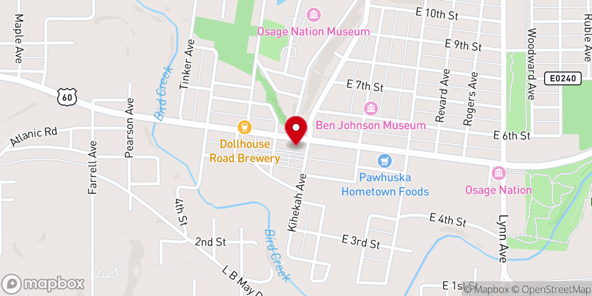 Map showing location of Constantine Theatre