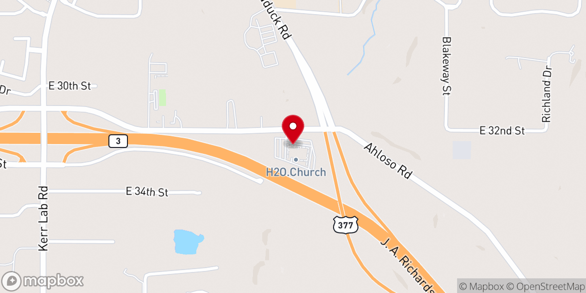 Map showing location of H20 Church (Christian)