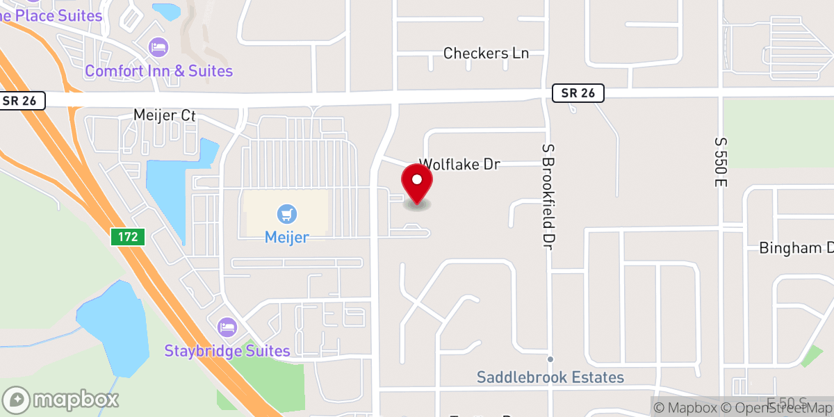 Map showing location of Star City Church