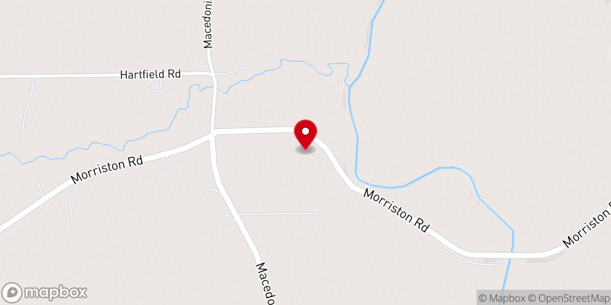Map showing location of Vision Baptist Church