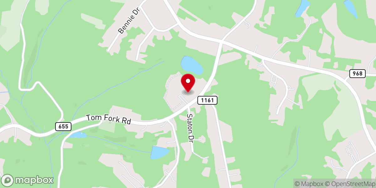 Map showing location of Cherrystone Missionary Baptist Association