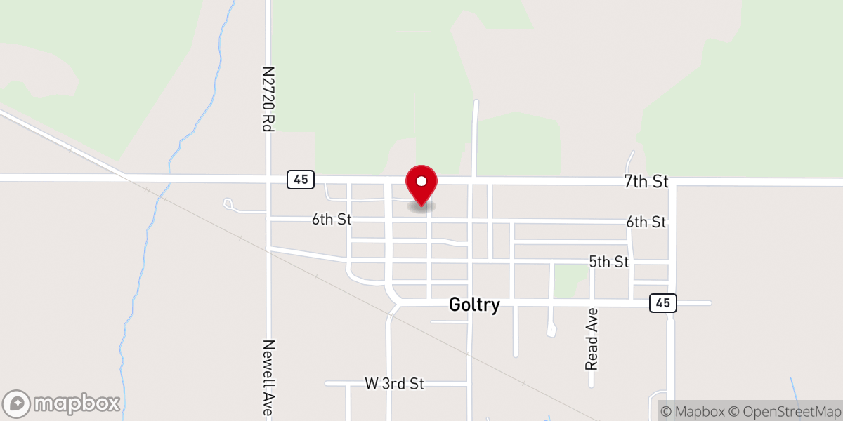 Map showing location of Community Bible Church