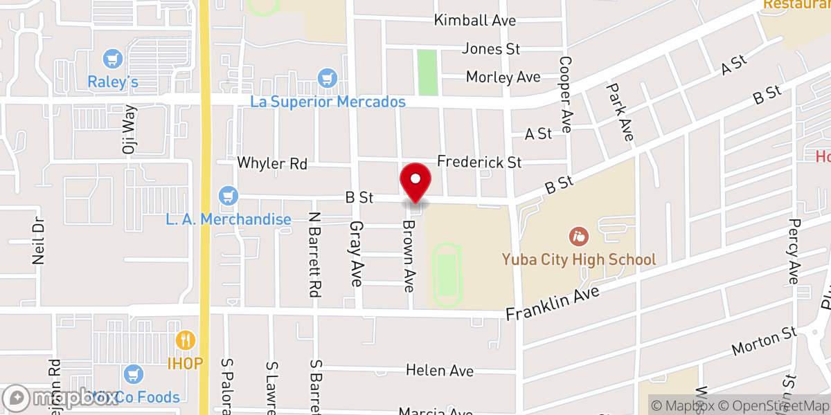 Map showing location of Church of Metaphysical Science