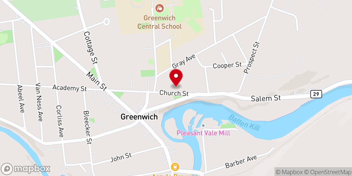 Map showing location of Bottskill Baptist Church