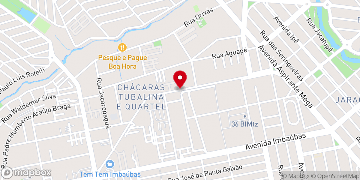 Map showing location of Igreja Pentecostal O Brasil Para Cristo