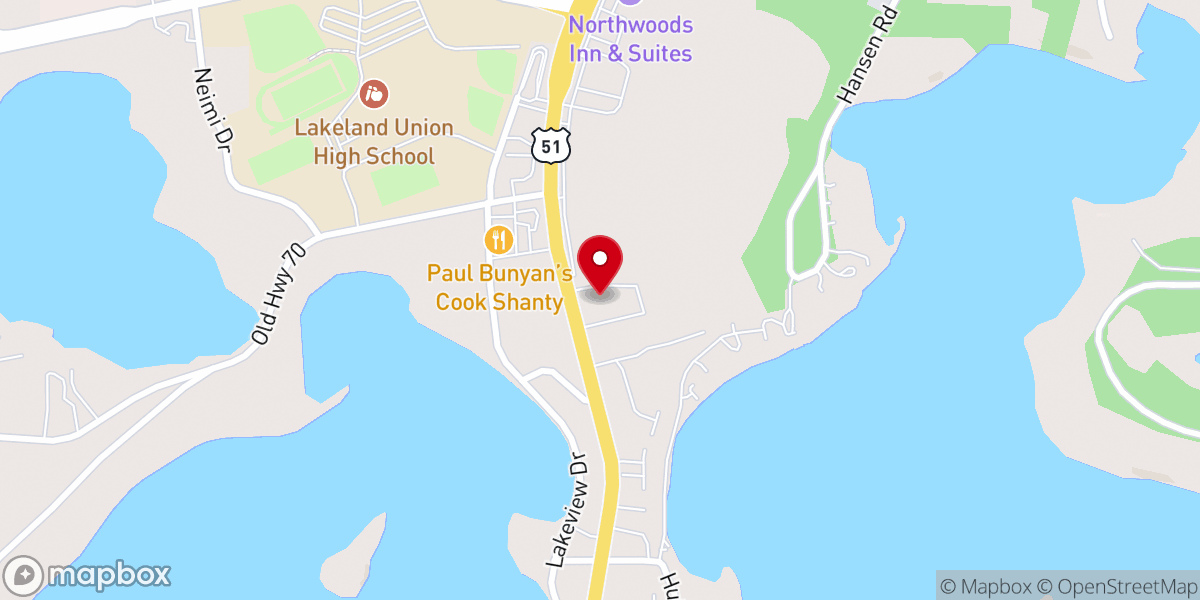 Map showing location of Calvary Evangelical Lutheran Church