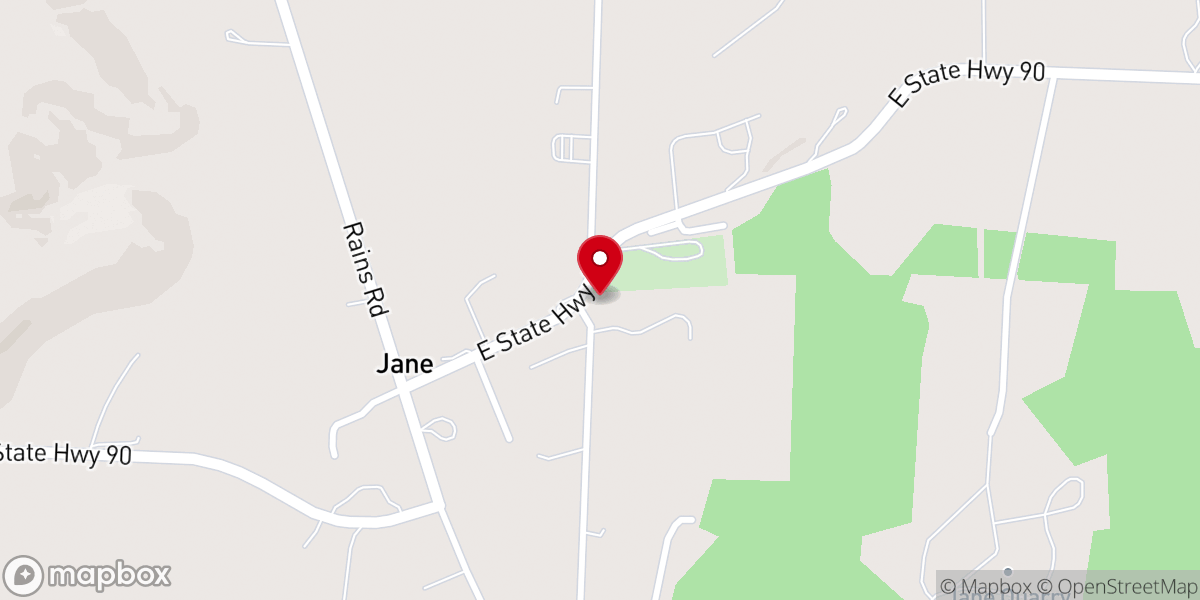 Map showing location of White Rock Church of Christ