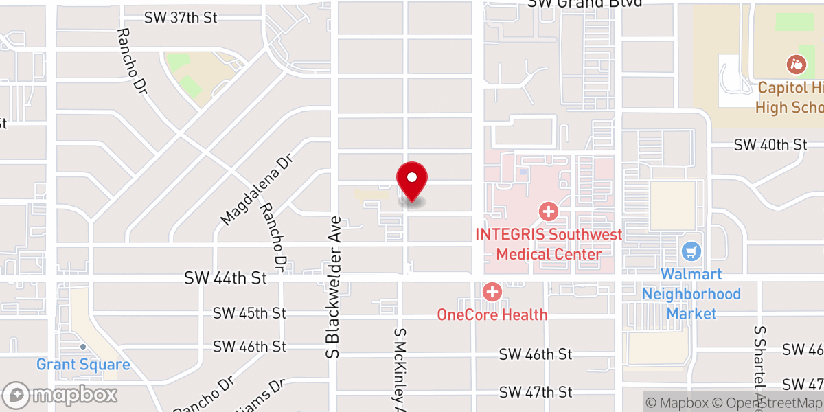 Map showing location of Gospel of Life Disciples - St. James House