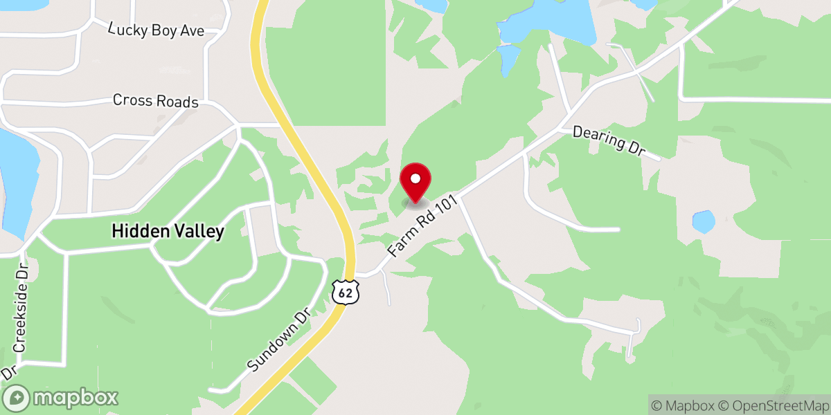 Map showing location of Faith Life Pentecostal Church