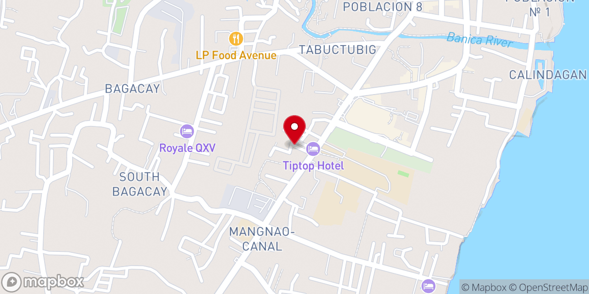 Map showing location of Christian Bible Baptist Church