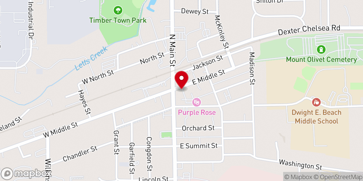 Map showing location of Chelsea Village Flowers