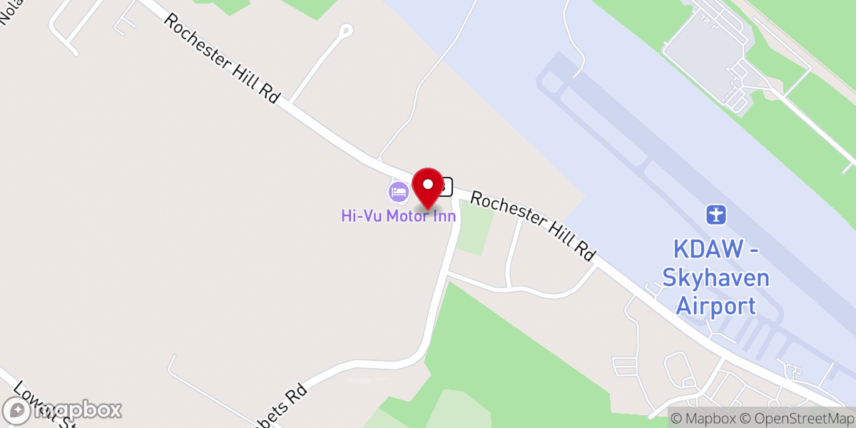 Map showing location of Rochester City Blessing Church