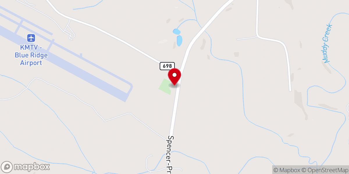 Map showing location of Antioch Christian Church
